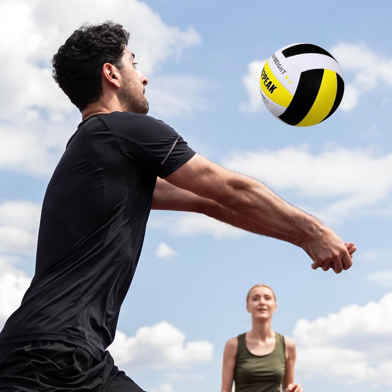 RUN2PEAK Heavy Weight Volleyball Ball Official Size 5 Setter Training Volleyballs PU Practice Volley Balls for Indoor Rebounder Equipment Setters Weighted Volleyball Setting Trainer - Image 5